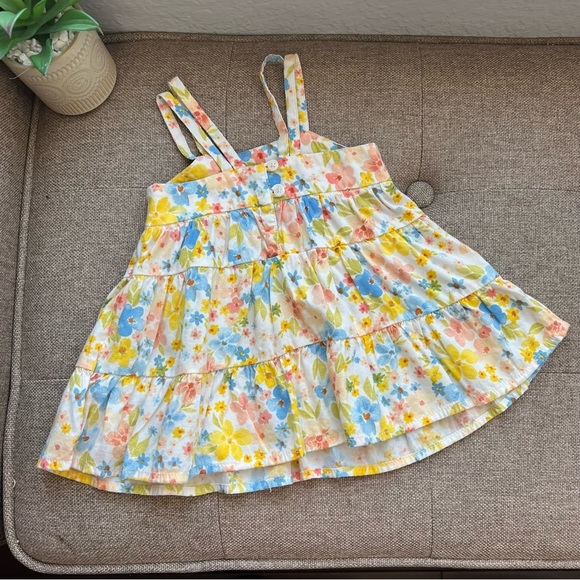 Old Navy Floral All Day Tiered Dress 3-6M - Picture 4 of 9